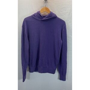 Greyson Womens Purple Wool‎ Cashmere Koko Hoodie Sweater M Golf Casual